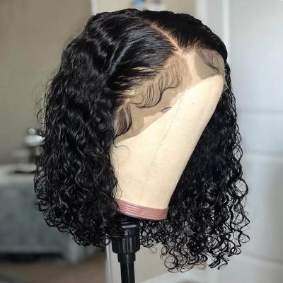 China Hd Wave Lace Front Wig Human Hair Bob Wig Seller Yeswigs Bob Wig Short Raw Brazilian Virgin Hair Cheap Afro Kinky Curly Full Lace Front Wig for sale