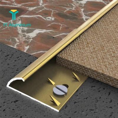 China Aluminum Wholesale Decorative Tile Pad Tile Decoration Metal Strip Mat Trim for sale