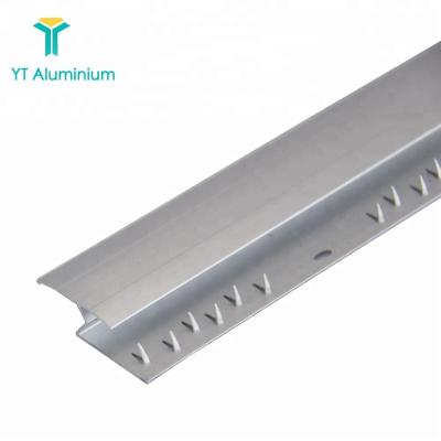 China Aluminum Tile Protector Tile Decoration Z Edge Door Sill Transition Strip Bar Carpet Divider Trim for sale