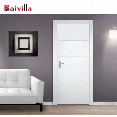 China Modern Very Simple Interior Swing Europe Design Bedroom Door for sale