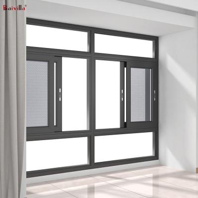 China Sliding Foshan Wholesale Stained Glass and Aluminum Doors Made in China for sale