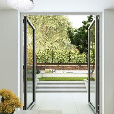 China Baivilla Modern French Style Double Glazed Exterior / Interior Casement Doors for sale