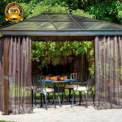 China Morden Party Polycarbonate PVC Roof Garden Membrane UV Resident High Quality Waterproofing Outdoor Gazebo for sale