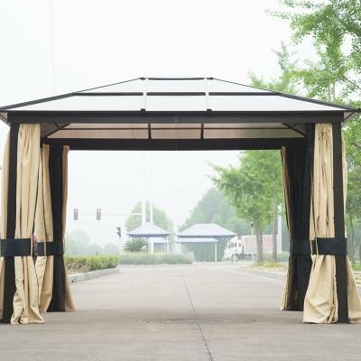 China OEM UV Aluminum Frame Luxury Resident Gazebo To Wedding Decor for sale