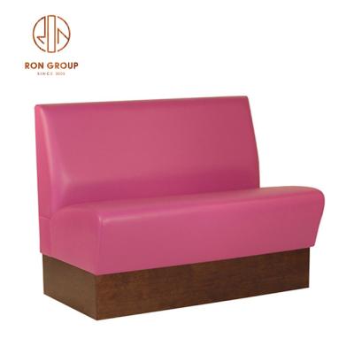 China Modern Furniture Fabric Small Restaurant Booth With Booth 2 Seating Sofa For Cafe Restarant for sale