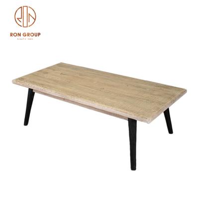 China Modern Industrial Rectangular Shape Modern Cocktail Furniture Wooden Table for sale