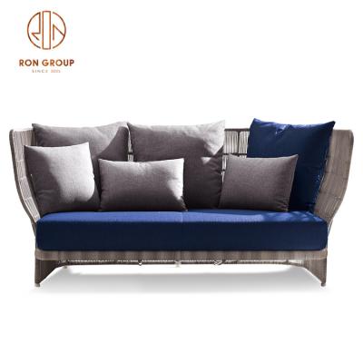 China Comfortable Outdoor Modern Luxury Rattan Garden Furniture Outdoor Garden Sofas for sale