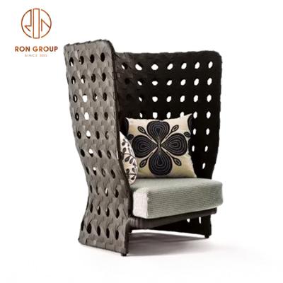 China Waterproof Modern cafe outdoor furniture natural outdoor furniture rattan cane furniture for sale