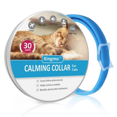 China Viable Price Pet Manufacturer Calming Collar Reduce Worry Pheromone Formula One-Size-Fit-All Calming Collar for sale