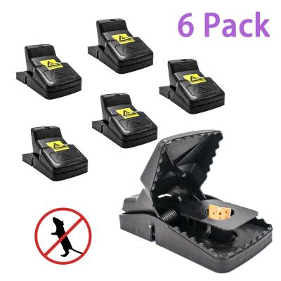 China Viable Wholesale Black Mouse Killer Plastic Mouse Trap Pest Control Mouse Catcher for sale