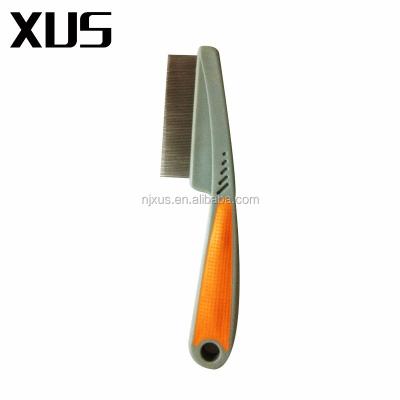 China Viable Stainless Steel Tick Remover Dog Pet Flea Comb for sale