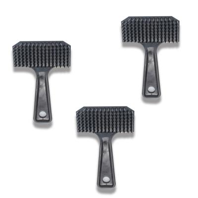 China Viable Plastic Self-cleaning Brush Self-cleaning Brush Pet Grooming Slicker Ordinary Pet Grooming Dog Brush for sale