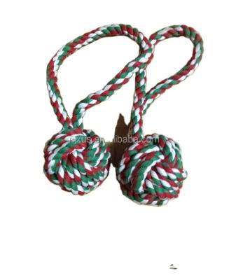 China Sustainable Natural Cotton and Non-Toxic Hard Rope Toy Durable Dog Chew Toys Pet Rope Toys for sale