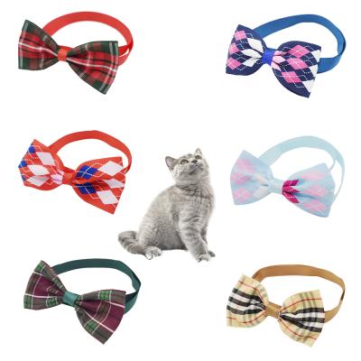 China Jmxu Viable Cat Collar 6 Pack With Bow Tie Adjustable Loose Pet Collars For Kitten Or Small Dogs Puppies for sale