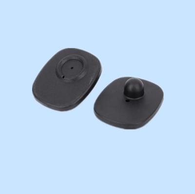 China Clothing store factory wholesale price rf square tag 8.2KHZ security hard tag EAS anti-theft tag for clothes for sale