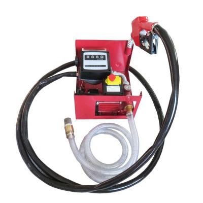 China Automotive Industry China Supply 600W Self Priming Electric Oil Transfer Diesel Pump With 4 Digit Flow Meter for sale