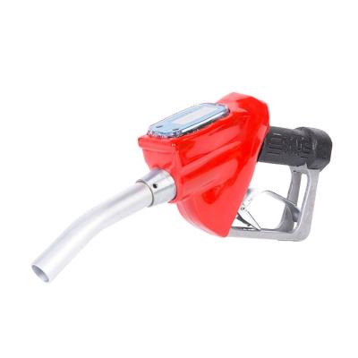 China Gasoline Factory Fuel Pump Nozzle Digital Fuel Nozzle With Flow Meter for sale