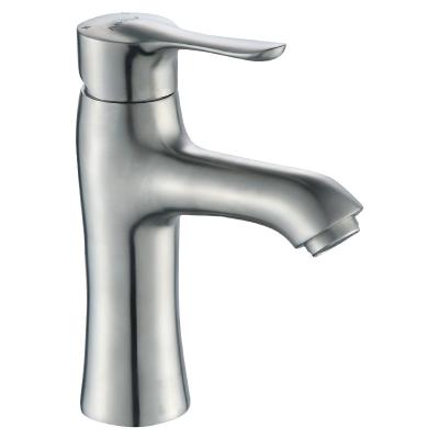 China Faucets SUS 304 Stainless Steel Bathroom Basin Faucet Metered Cover for sale