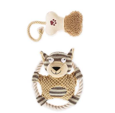 China Manufacturer Indestructible Plush Stocked Squeaky Chew Set Dog Toys for sale