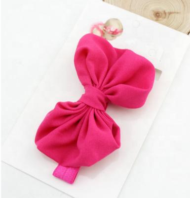 China Newborn Bowknot Bandage Turban Tiara DIY Bows Headband Baby Cloth Toddler Ribbon Kids Hair Accessories Handmade Infant Girl for sale