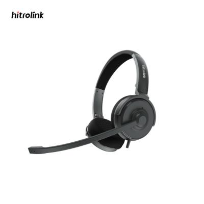 China Audio Conference Hitrolink Headset Earphones Manufacturer Telephone Noise Canceling Wired Headset With Microphone for sale