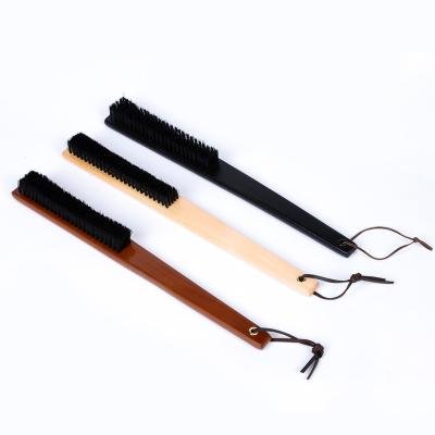 China Viable Wholesale High Quality Long Handle Hotel Wooden Clothes Cleaning Brush For Clothes for sale