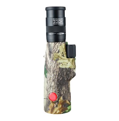 China New model 8-20x50 high power zoom monocular with camouflage logo anti-glare custom printed package for hunting YDT8-20X50 bridwatching for sale