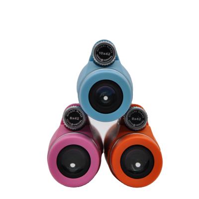 China Hunting bird watching travel free shipping wholesalers supply factories 10x42 multicolor waterproof monocular bak4 telescope for sale