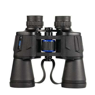 China 10x50 23mm Big Eyepiece Factory Wholesale Price Good Optical Glass Cheap Green Coated Binocular ZCB-T10X50With Displacement Watching Bird Hunting Hunting for sale