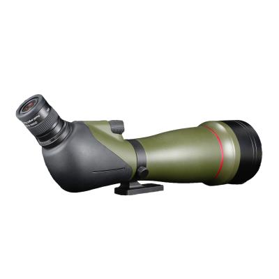 China Wholesale Large Diameter 22-65x100 Zoom Scope Plastic Clear Spot Monocular With Water Proof bak4 Prism Hunting Sighting Star for sale