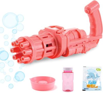 China 2021 Plastic Gatling Bubble Machine Toys and Cool Gift for Kids, Gatling Bubble Gun for Toddlers, Gatling Bubble Machine Gun for sale