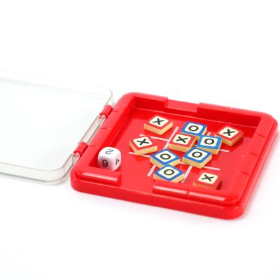 China Glass Classic Intelligent Educational Board Game for Kids TIC TAC TOE Game Chess for sale