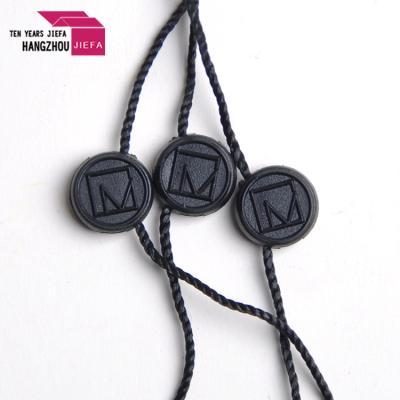 China Viable Reusable Biodegradable Plastic Tags Rope Lock Tag Seal Nylon Tag With String for sale