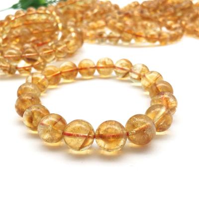 China Wholesale Bulk High Quality Natural Crystal Quartz Bracelet Crystals Healing Citrine Stone From China For Gift for sale