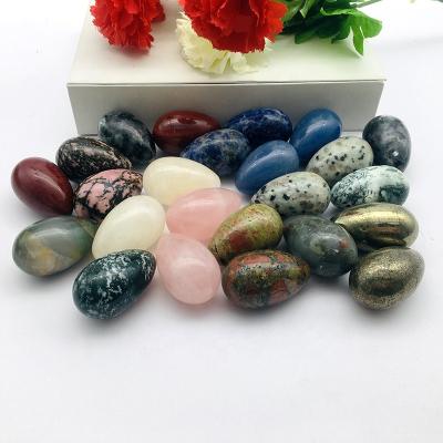 China China wholesale natural crystal egg rose different quartz materials egg healing stone for decoration for sale