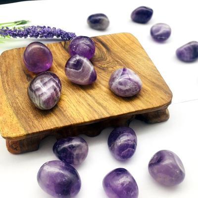 China China Wholesale Natural Quartz Amethyst Tumble Healing Loose Crystal Stone For Sale for sale