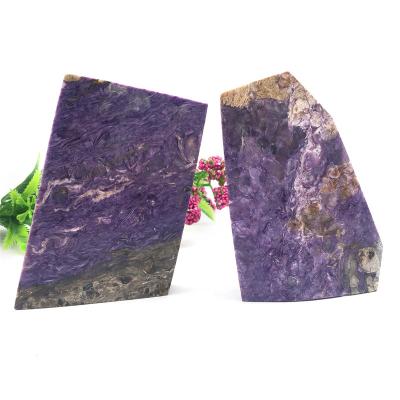 China Wholesale Europe nature charoite free form high quality raw rough charoite crystals for sale and decoration for sale