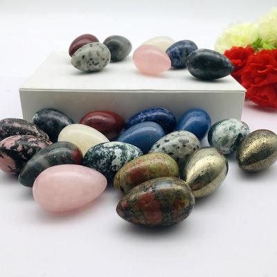 China China Mini Eggs Wholesale Natural Crystal Material High Quality Eggs Colored Gemstone Preparing Eggs for Decoration and Gifts for sale