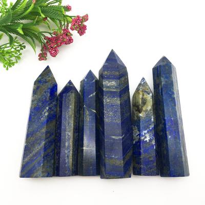 China China Wholesale Natural Lazulite Beautiful Crystal Lazuil Tower High Quality Crystal Points For Decoration for sale