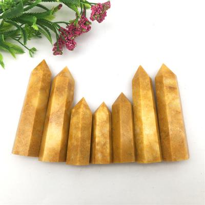 China China wholesale bulk quartz topaz jade point high quality natural crystal tower for decoration for sale