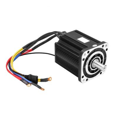 China Totally Enclosed 48 V 10Kw Bldc Air Cooling 10Kw 72V 2000/6000 Rpm Motor 15 Kw 15000W 5000W Bldc Motor 11Kw 10Kw 48V 72V 96V 10000W Kit for sale