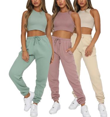 China Magicmk QUICK DRY custom made casual high quality sports tracksuit women sports jogger pants track pants for sale