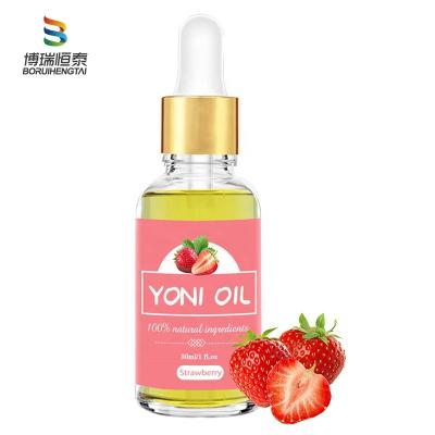 China Fruit Essential Oil Strawberry Flavor Products Feminine Private Label Yoni Oil for sale