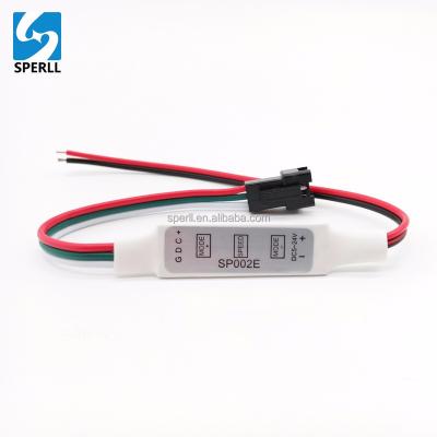 China For Addressable Pixel LED Light Strip WS2812B 2811 LPD8806 1903 Lights SP002E Mini Micro Programmable Pixel LED Controller SPI Operation Controller for sale