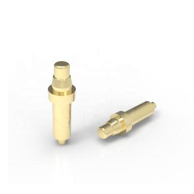 China High Current PCB Brass Immersion 15A Gold Plated Pogo Pin for sale