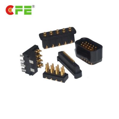 China Multipin PCB Spring Pogo Pin , Pogo Pin Connector With 24V AC/DC Voltage for sale