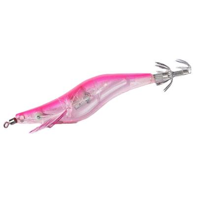 China Fishing Activity Shrimp Squid Hook Fishing Lure Outdoor Wooden Jigger for sale