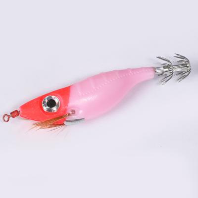 China Outdoor Artificial Fishing Activity Squid Hook Lure Luminous Squid Lure Fishing Tackle for sale