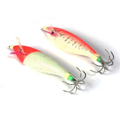 China Luminous Fishing Activity 10cm Fishing 10g Lure Egi Jigging Jig Wooden Jig Hook Outdoor Artificial Balance Egi Jig Jig for sale