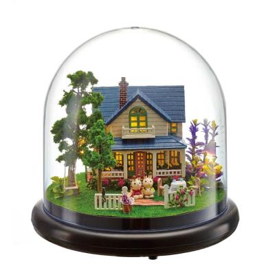 China Factory Price Hand Crank Operated Wholesale/Custom Creative Christmas Crystal Ball Music Box For Gift for sale